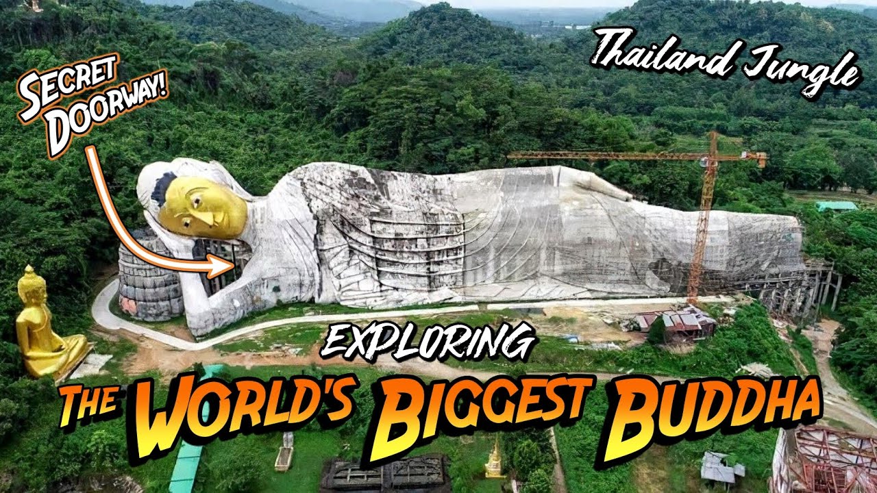 World's Biggest Buddha - Construction Site Exploration in Thailand Jungle