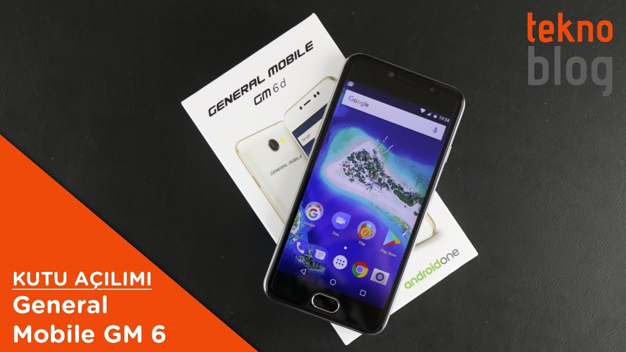 General Mobile GM 6 Kutusundan Çıkıyor