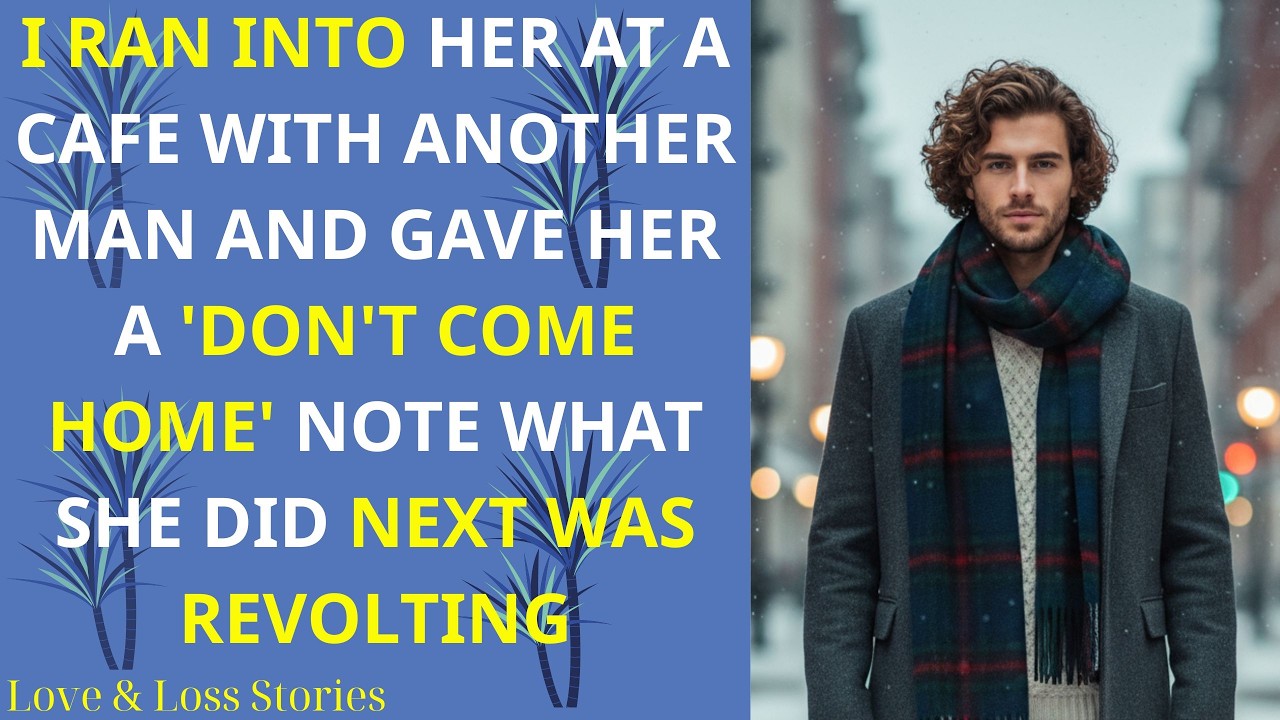 I Ran Into Her at a Cafe With Another Man and Gave Her a 'Don't Come Home'   Betrayal Reddit Stories