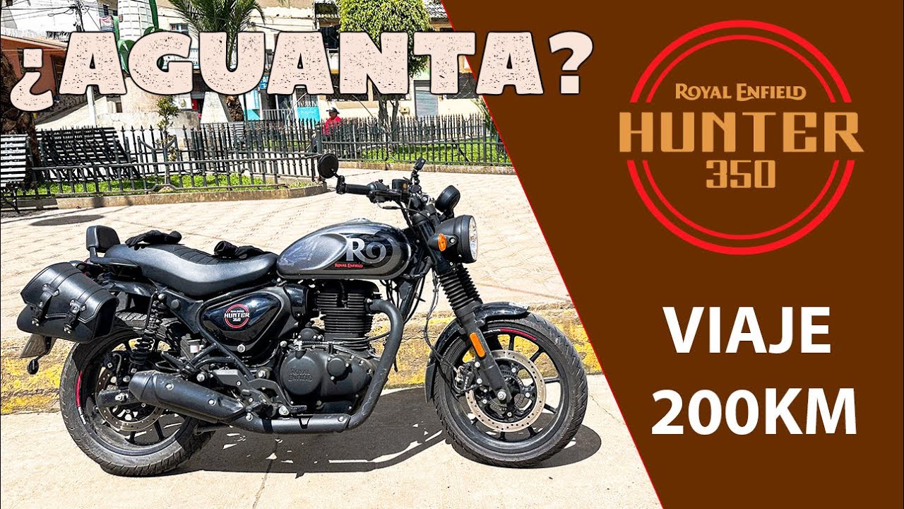 ¿Sirve la Hunter 350 para VIAJES LARGOS? ¡200 KM de prueba REAL!