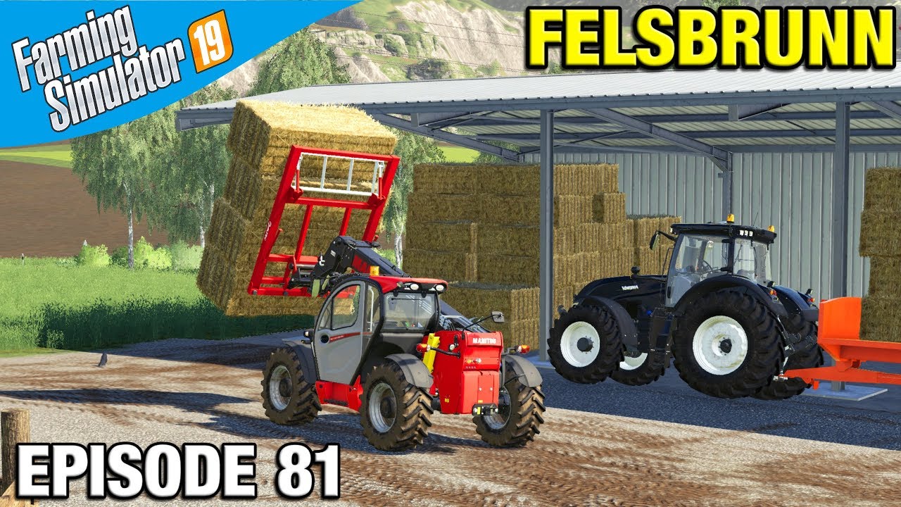 BALE STORAGE SHED Farming Simulator 19 Timelapse - Felsbrunn FS19 Episode 81