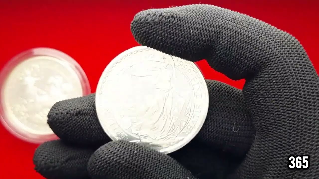 This Silver Britannia Holds A Very HIGH Premium! (not suitable for stacking)