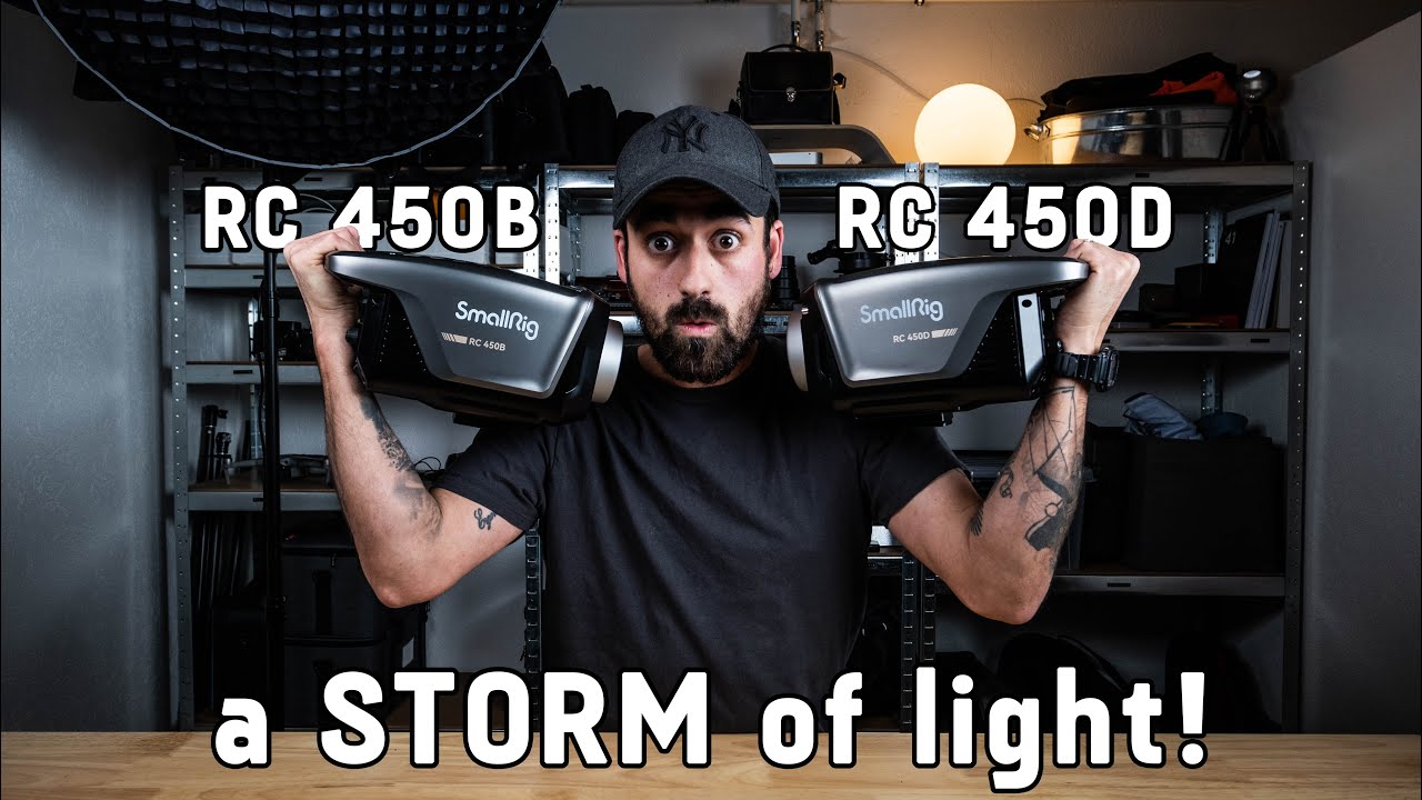 SMALLRIG RC450D & RC450B | a STORM of light at your fingertips!