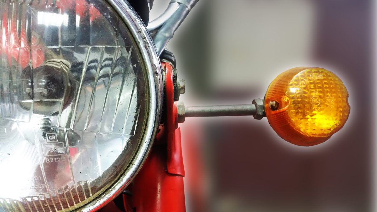 МОТОЦИКЛ МИНСК - восстанавливаю освещение, реле поворотов Ч.1