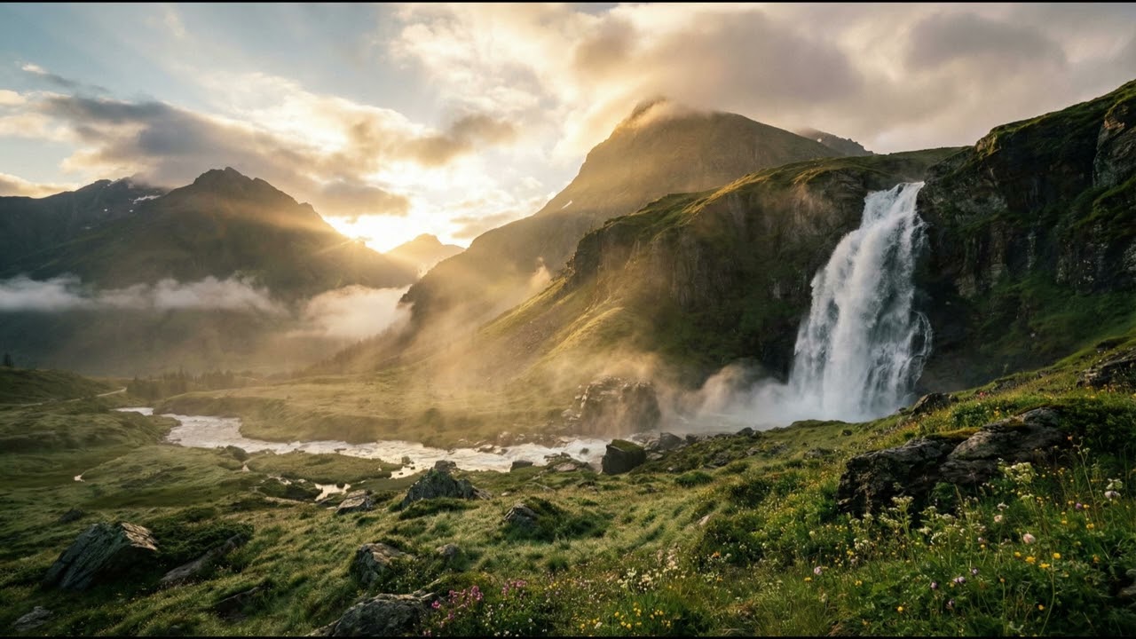 Golden Mountain Sunrise - 2-Hour Chill Ambient Mix | Relaxing Music for Focus & Calm