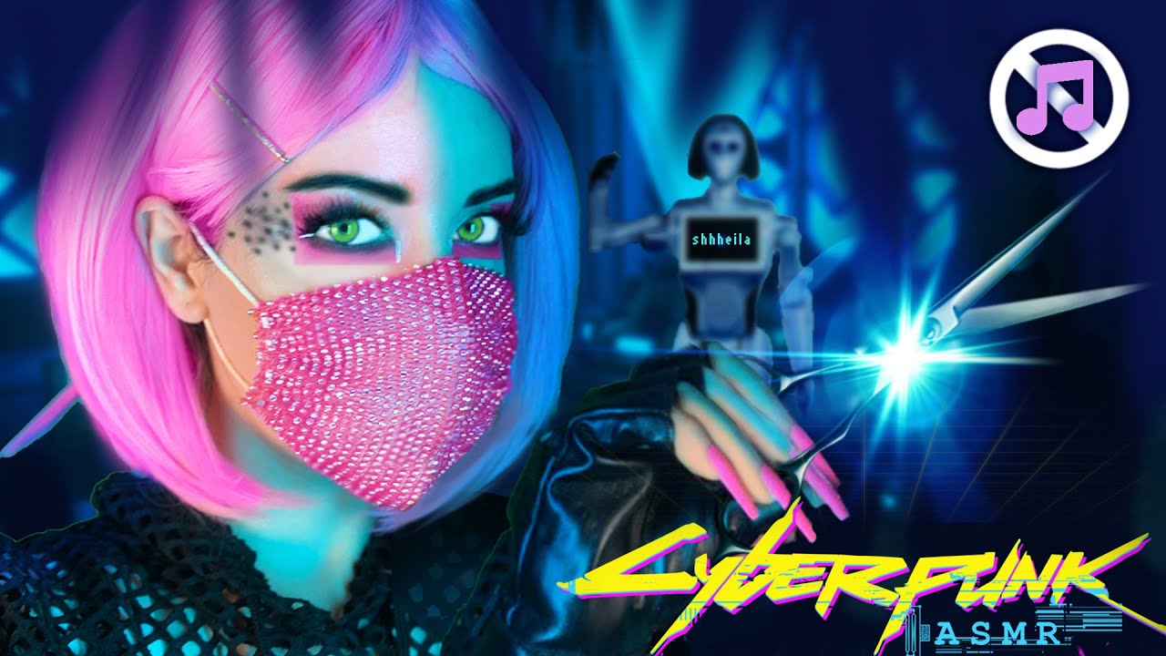 Cyberpunk ASMR 🔇 Haircut in Class (SCI FI Futuristic Cinematic)