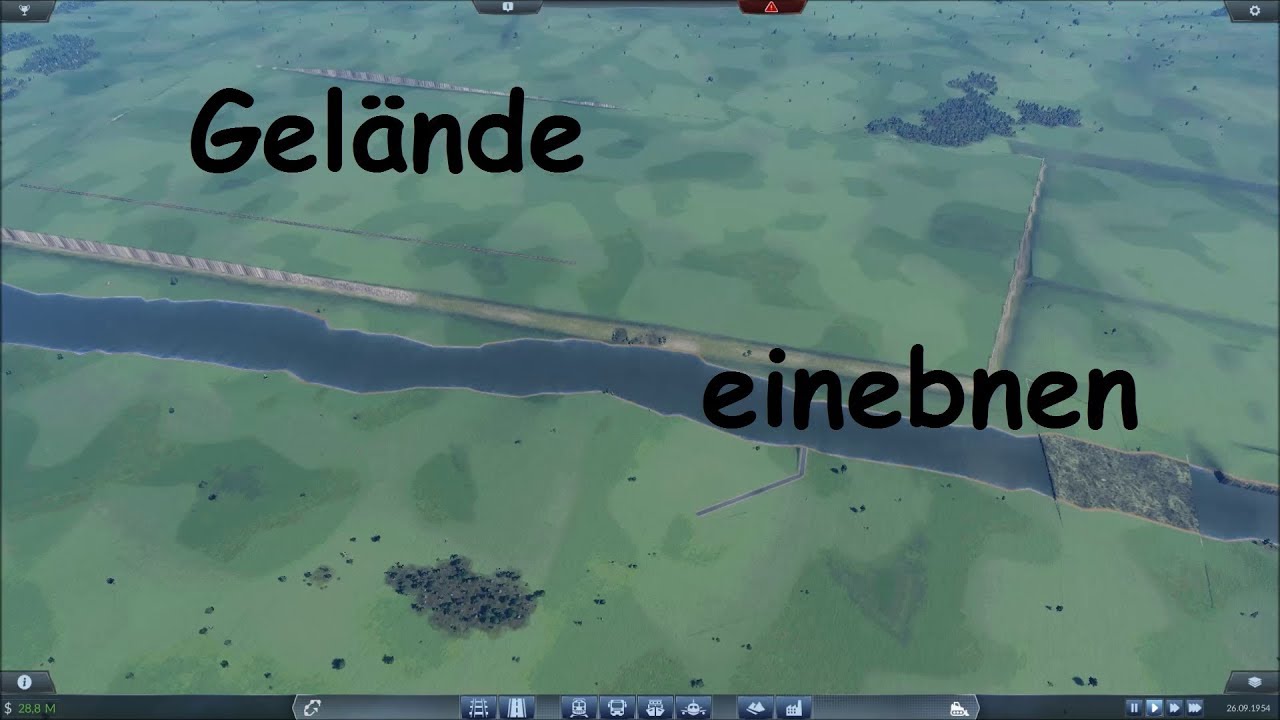 Transport Fever [Tutorial] Gel&auml;nde einebnen
