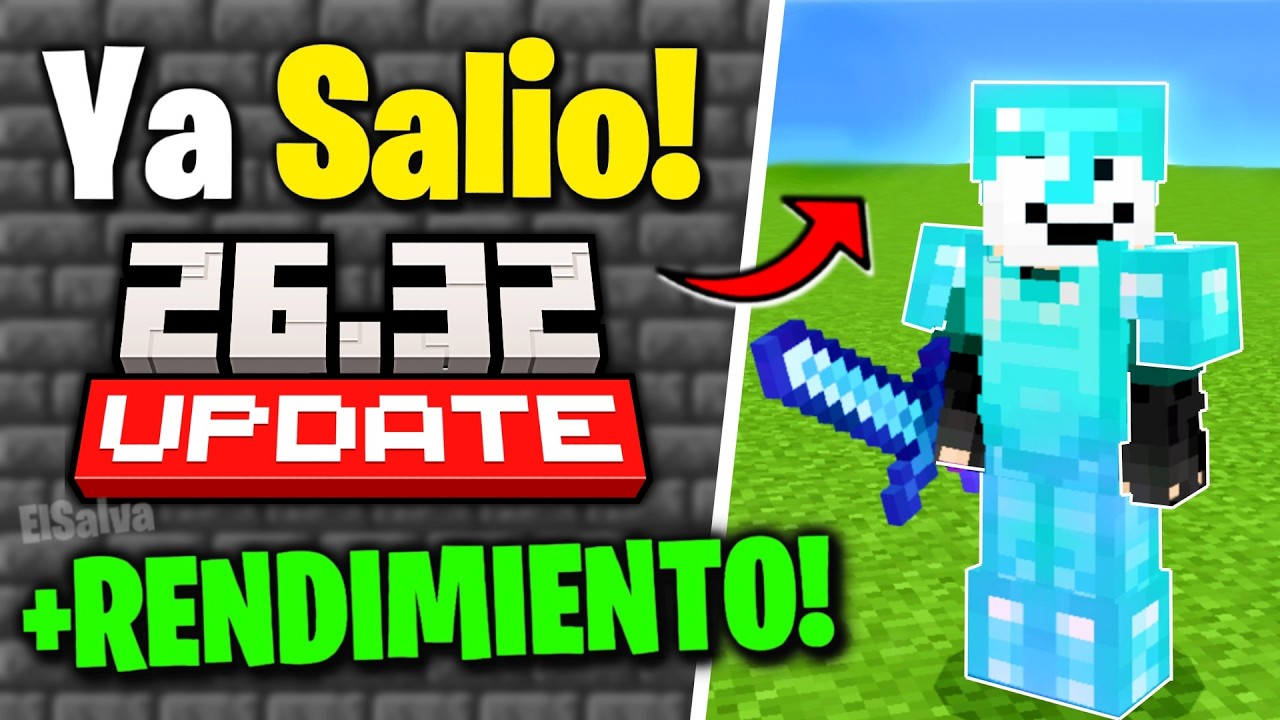✅ &iexcl;MEJORAS de RENDIMIENTO! | Nueva Actualizaci&oacute;n Minecraft PE (26.32)