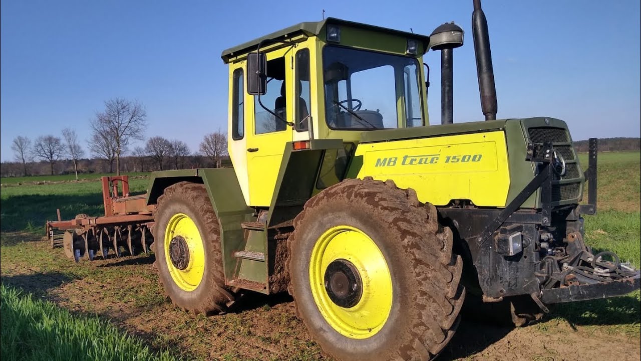 Gülle Einarbeiten MB-TRAC 1500 | CabView | Scheibenegge