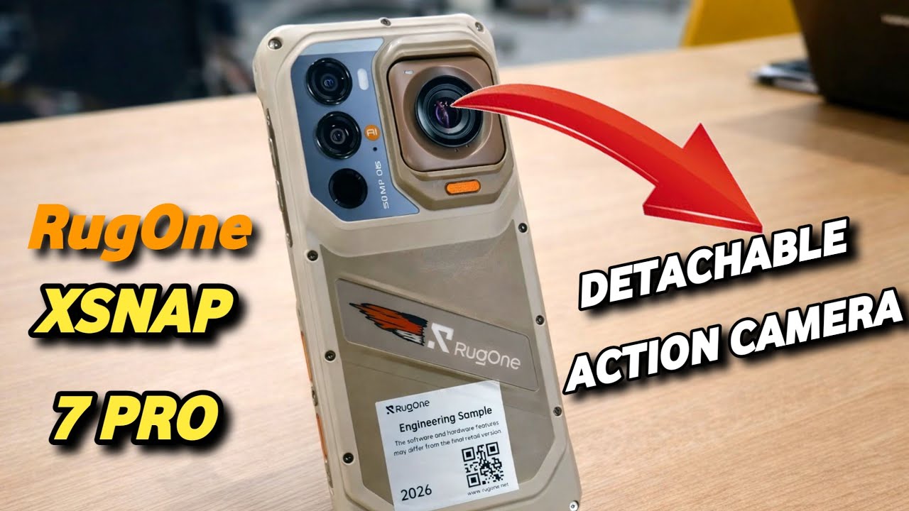 RugOne Xsnap 7 Pro with Detachable Magnetic Action Camera - GoPro & Insta360 should be worried!