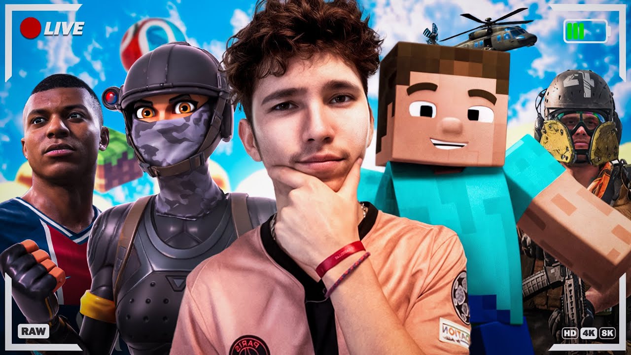 MULTIGAMING CE SOIR !! [FACECAM] {RUSH 14K} live Fortnite fr/ code crea: slytez 