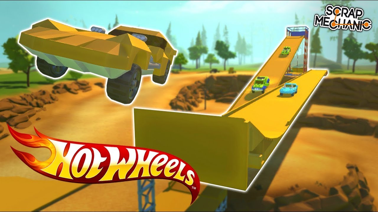 HOT WHEELS TWIN MILL RETURNS! - Scrap Mechanic Creations Gameplay - Hot Wheels Toys