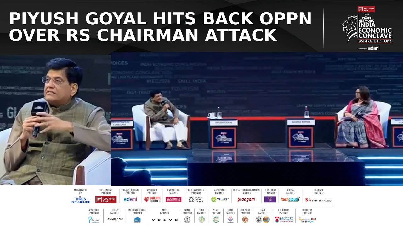 Piyush Goyal Slams Oppositionn Over Attack On RS Chairman, Says 'Kharge Should Have Behaved Better'