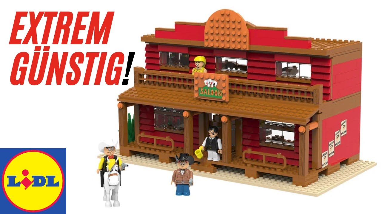 Konkurenz für Lego? Was können die Klemmbausteine von Lidl? Clippys Lucky Luke