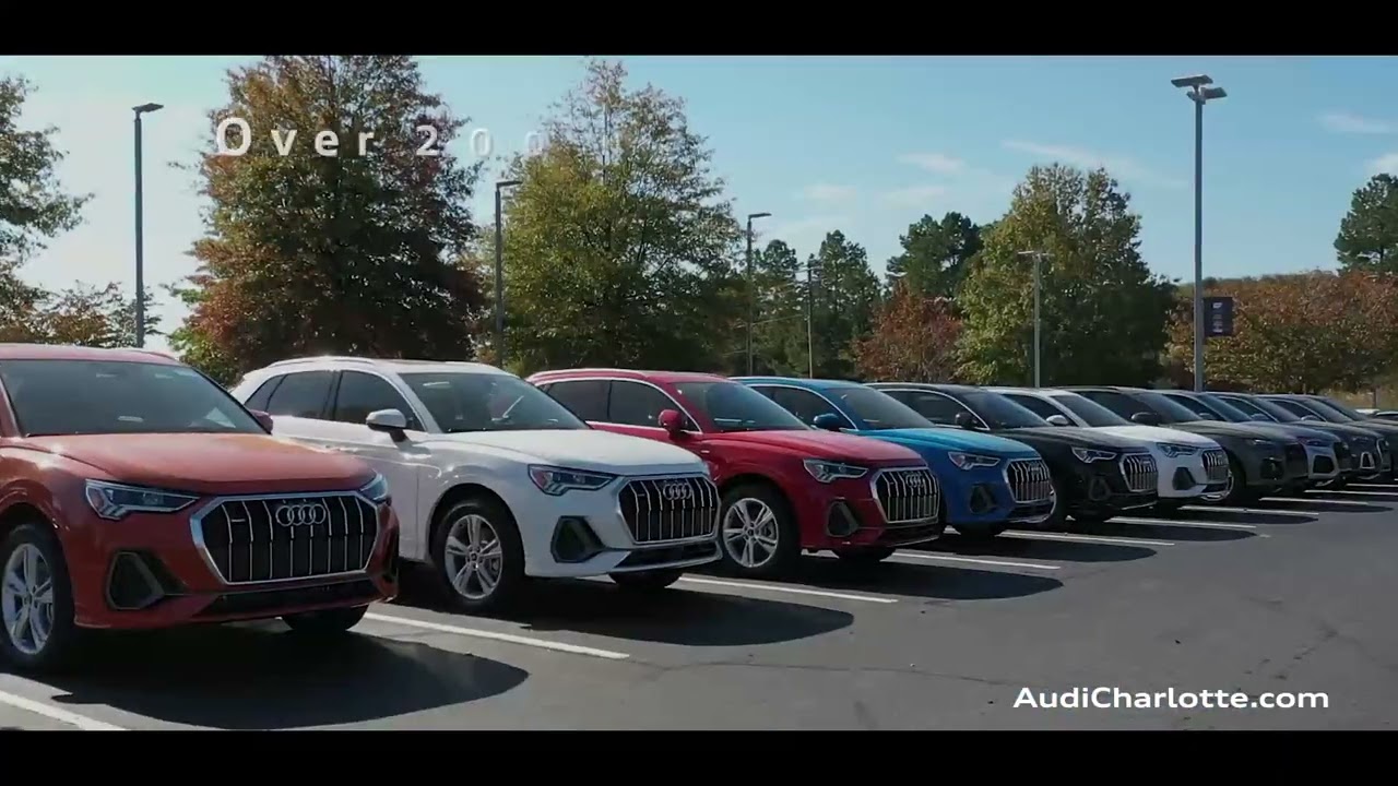 We have over 200 new and pre-owned vehicles to choose from at Audi Charlotte