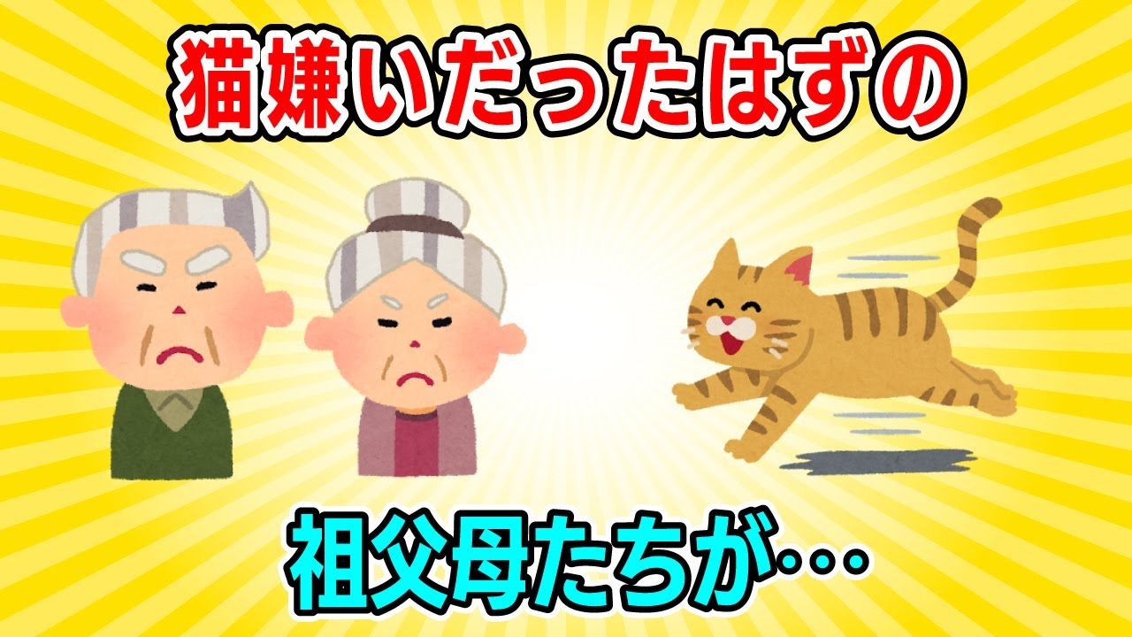 【2ch】「猫なんて汚い！」と言ってた祖父母→結果！