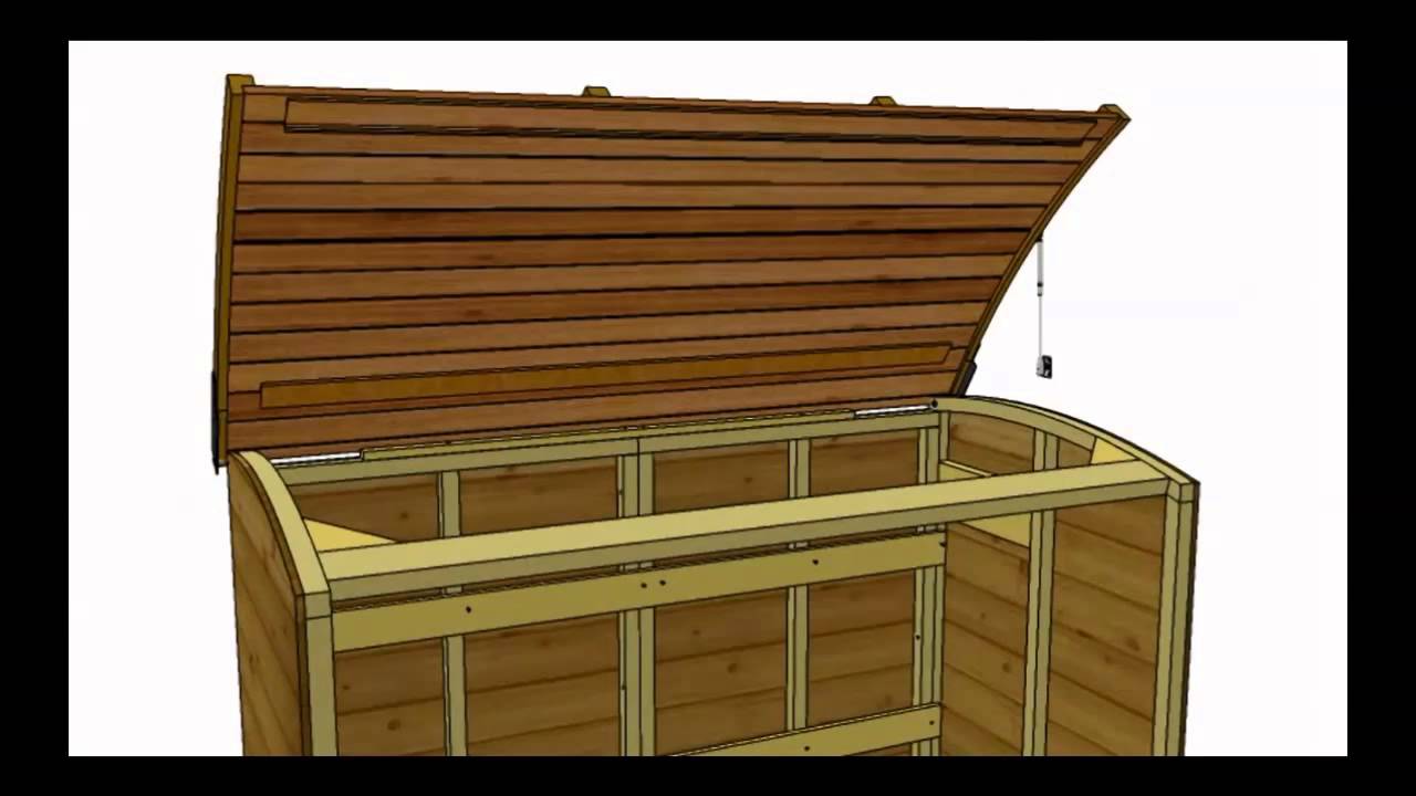 Canterbury Wood Storage Bin