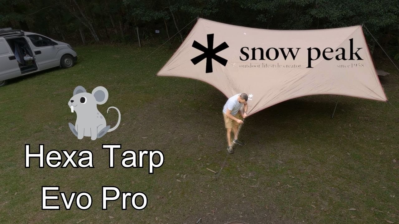 Snow Peak Evo Pro Hexa Tarp Review - HD Tarp Shield.