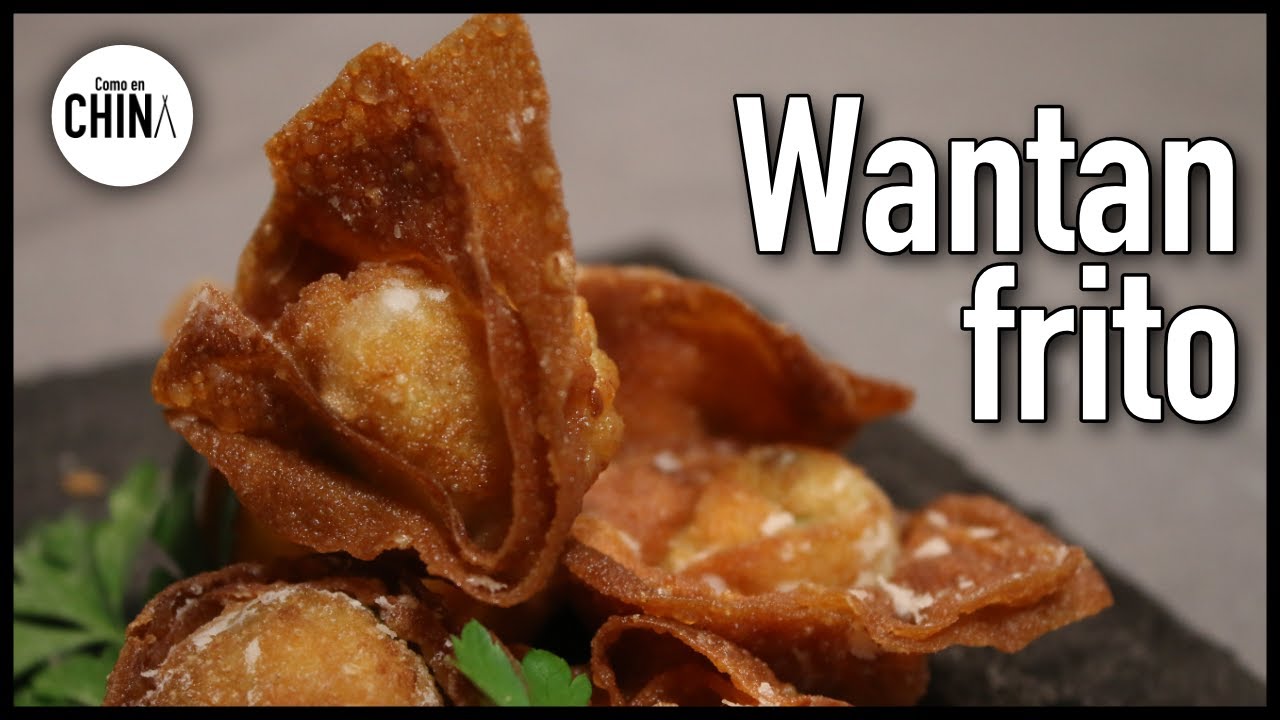 Cómo hacer WANTAN FRITO de pollo / Wonton / Huntun