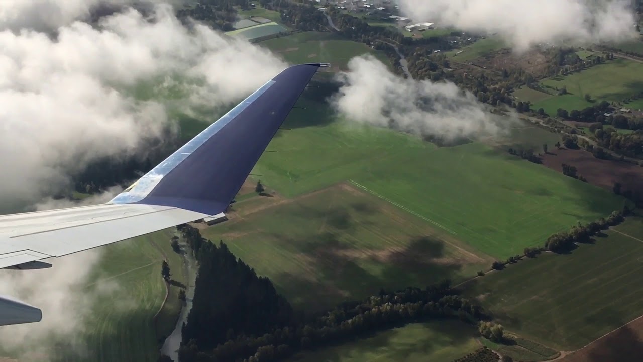 Landing Eugene Oregon.