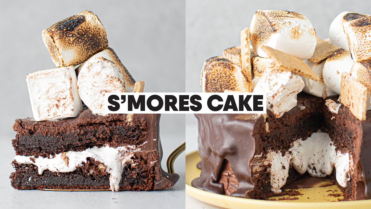 Chocolate Smores Cake - The Scran Line