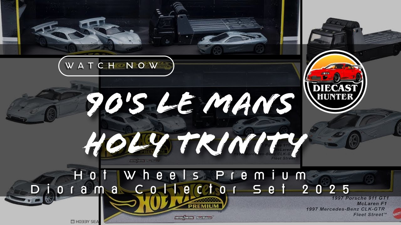 Hot Wheels Premium 90s Le Mans Holy Trinity Collector Set | Unboxing Racing Legends!