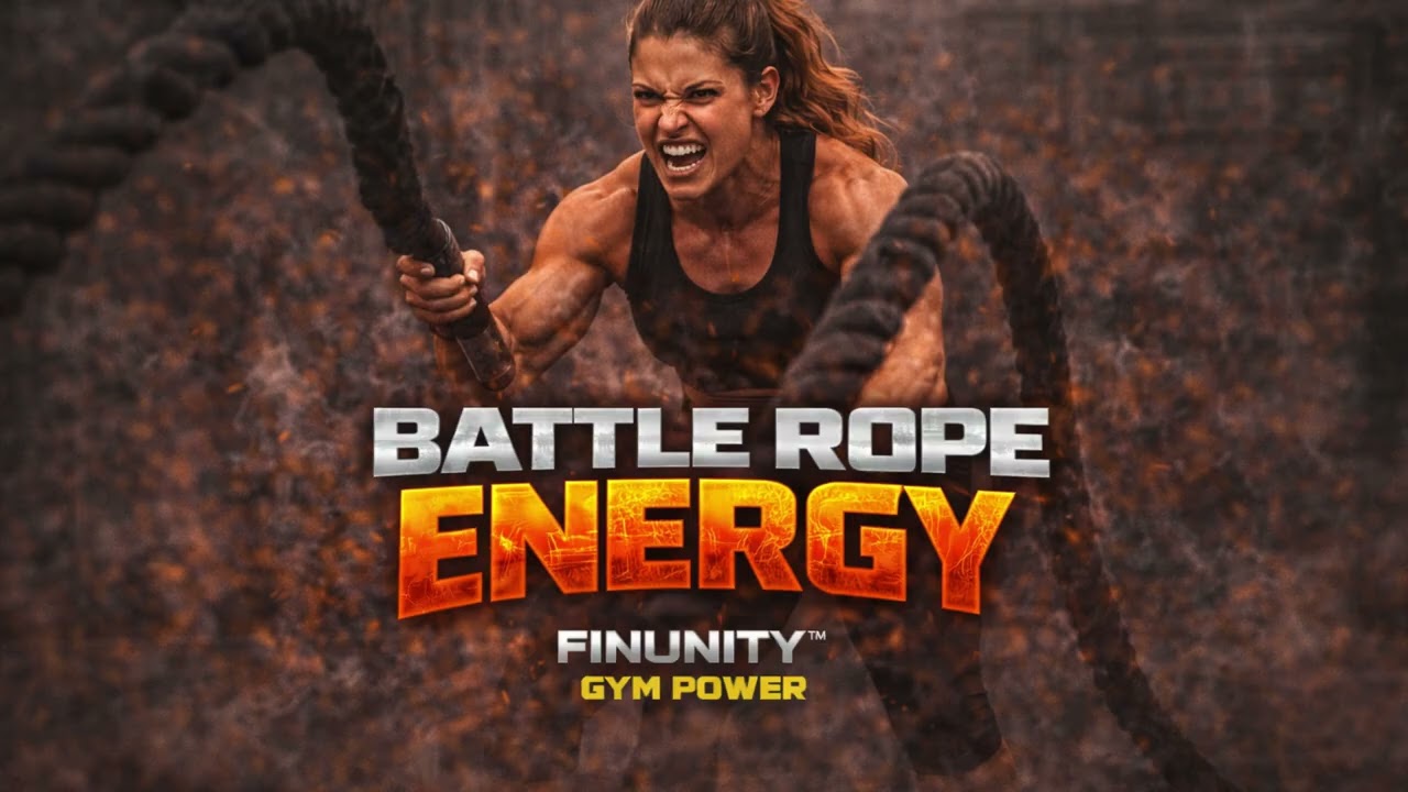 🏋️‍♀️BATTLE ROPE ENERGY – GYM GIRL | FINUNITY™ GYM POWER