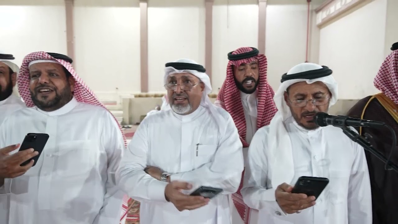زومالةزملاء العريس في حفل زواج الشاب أحمد سعيد البنوي