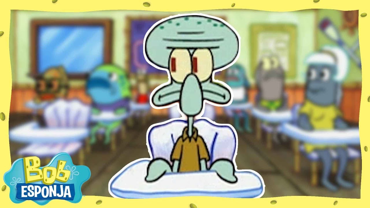 Lula Molusco Volta às Aulas de Barco | Bob Esponja em Português