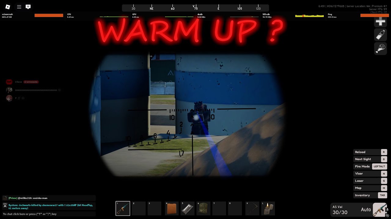 Montage pvp - Warm up  (Project Delta - ROBLOX)