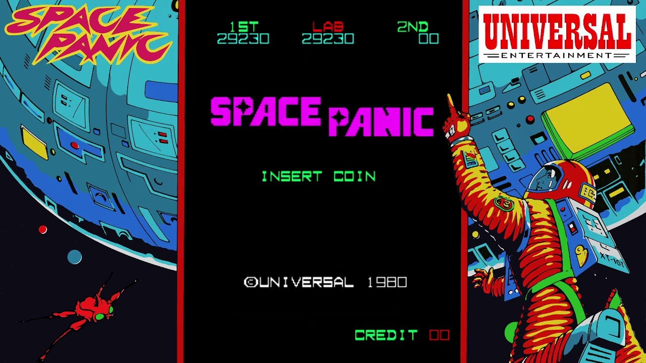 (1980) Space Panic - 29,230 - (Previous MAME World Record #1)