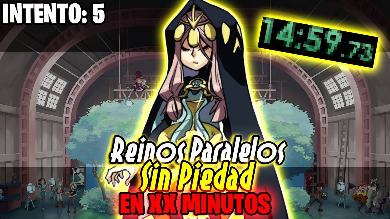 ROMPI EL RECORD MUNDIAL💀 SPEEDRUN de REINOS PARALELOS SIN PIEDAD - SKULLGIRLS MOBILE