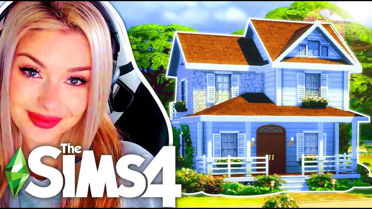 How to Build a GOOD STARTER HOUSE in The Sims 4 // Home Building Tutorial // Real Time // Base Game