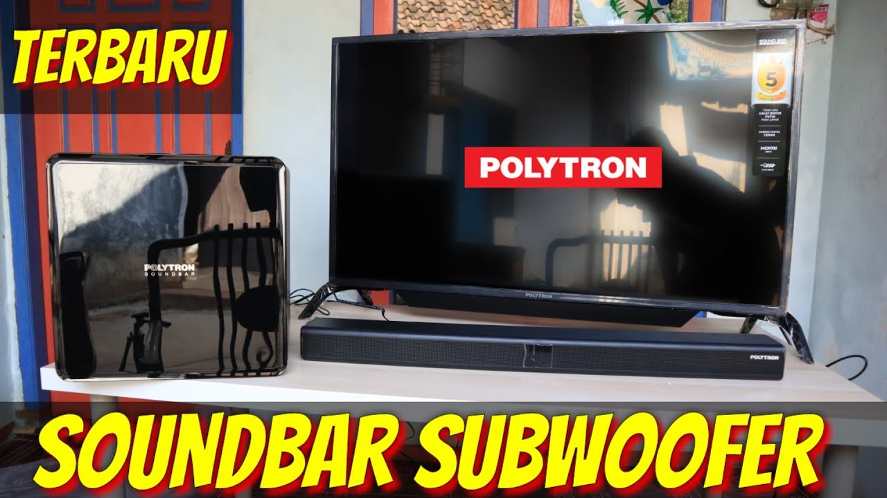 SUBWOOFER SOUNDBAR Terbaru Polytron Satu SET Dari TV CINEMAX | The Bass Sound Was Unexpectedly Crazy