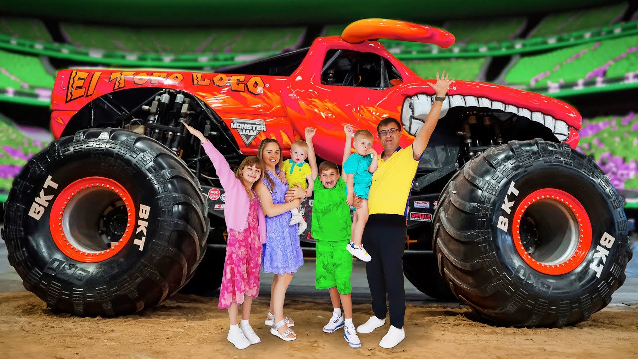 Roma et Diana ont visit&eacute; le MONSTER JAM Show 2024 | Voyages familiaux amusants