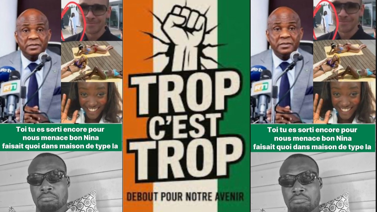 toi tu es sortie encore pour nous menacé  Nina faisais quoi dans la maison de type la #humor