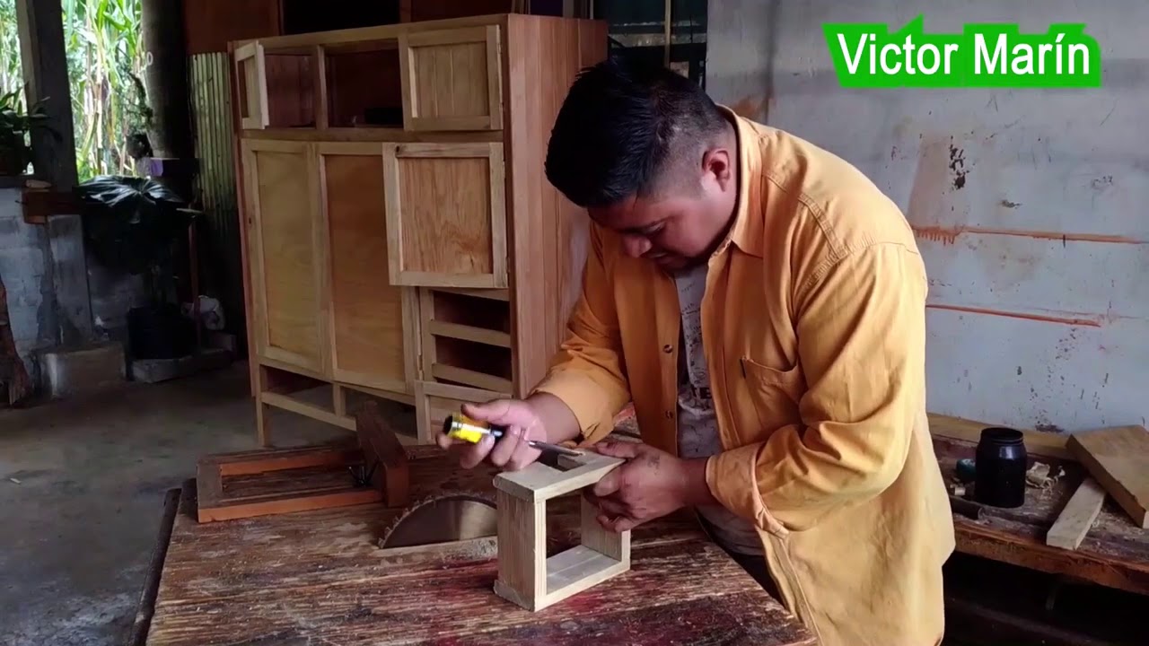 Como hacer un servilletero de madera paso a paso