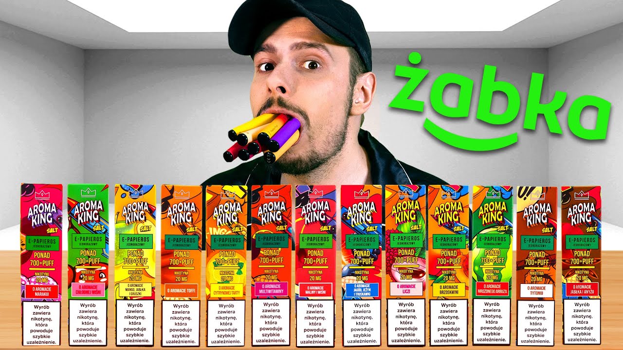 WIELKI TEST JEDNORAZ&Oacute;WEK z ŻABKI!
