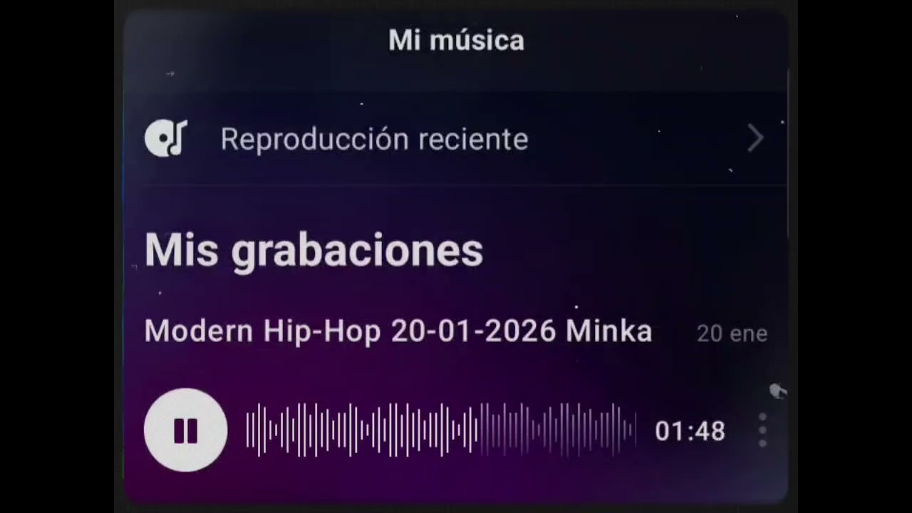 Escuchen mi canción (Hip-hop) Minka. 