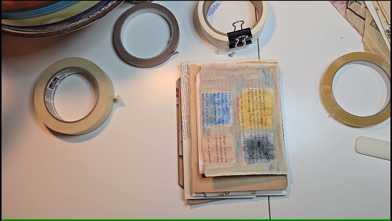 Junk Fest January Part 3 - Journal with me - Craft with me