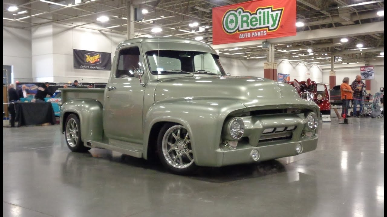 1000HP 1953 Ford F100 Pickup Truck Restomod & Engine Sound on My Car Story with Lou Costabile