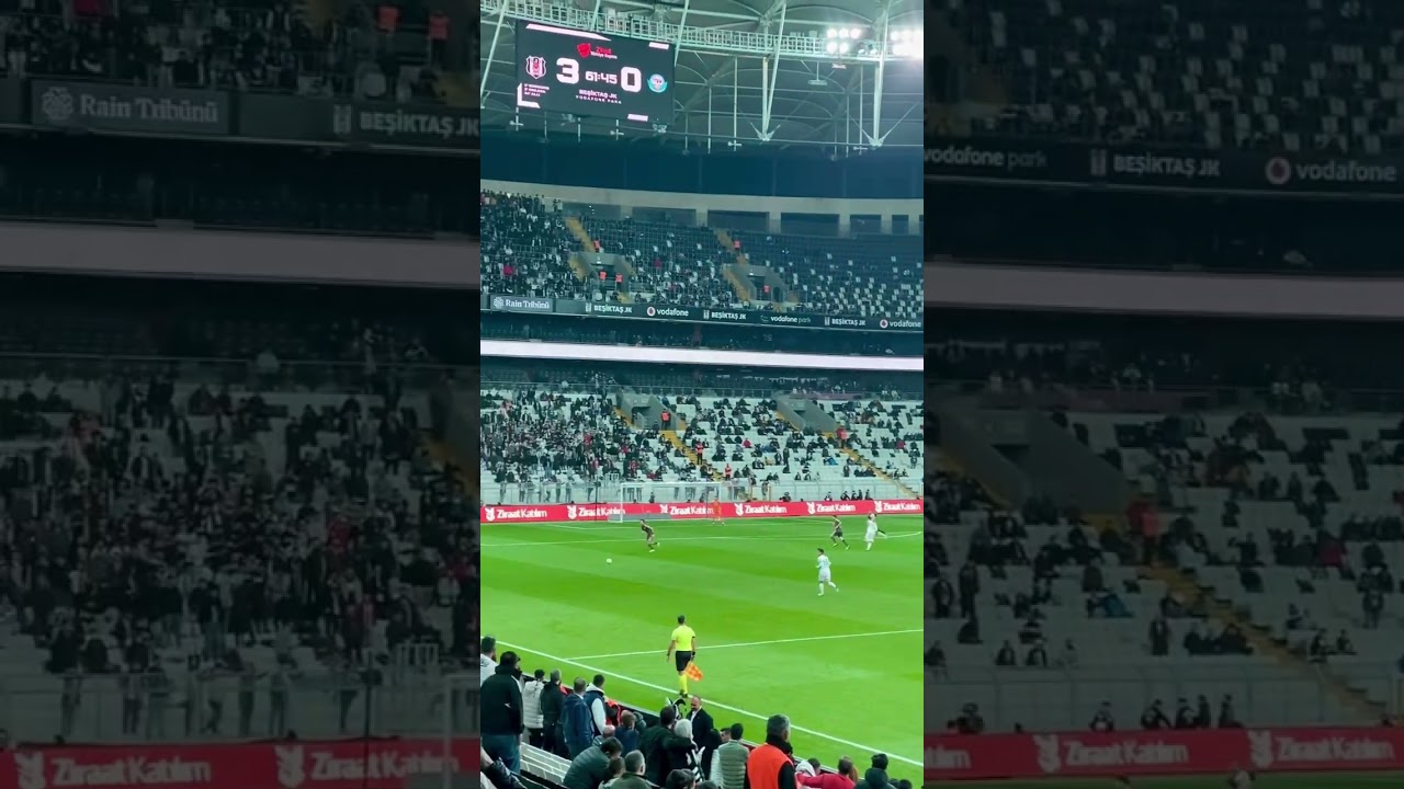Атмосфера футбола Бешикташа на Vodafone Park Арена #football #soccer #beşiktaş