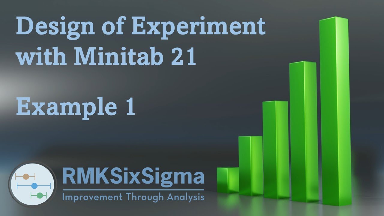 Design of Experiment with Minitab 21 Example 1
