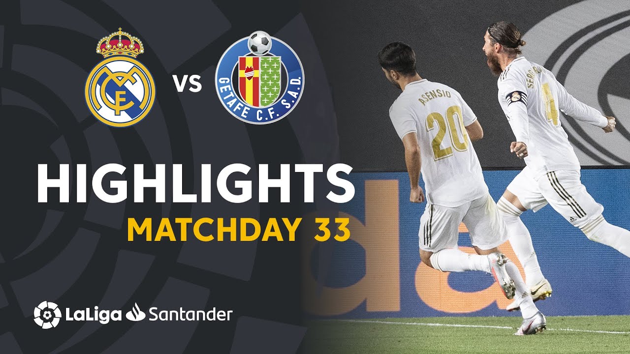 Highlights Real Madrid vs Getafe CF (1-0)