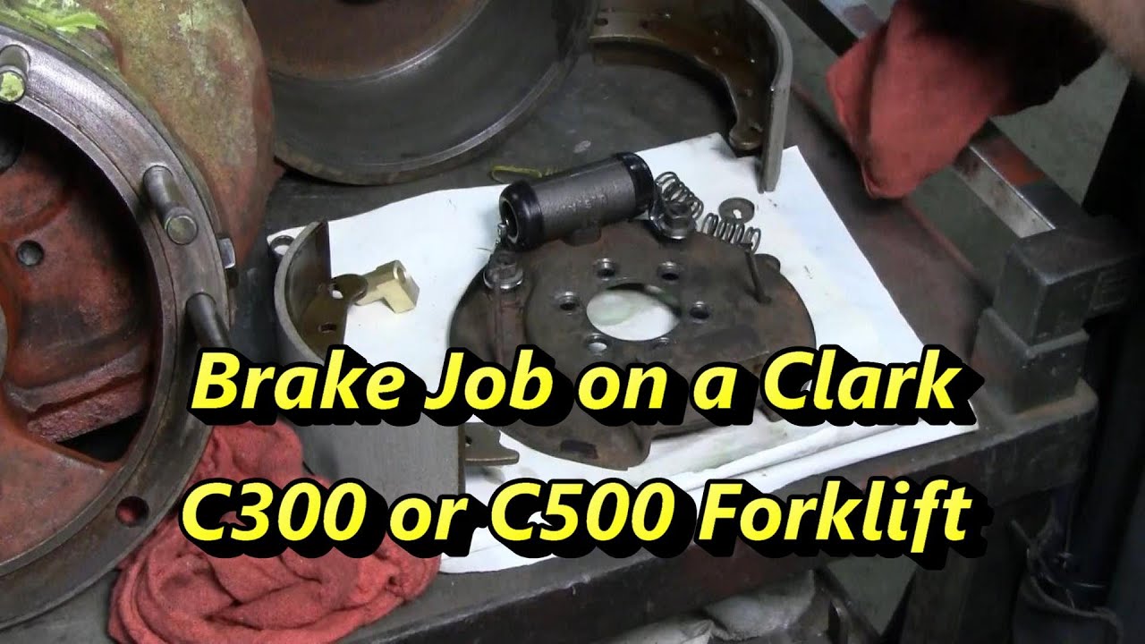 Brake Job on a Clark Forklift