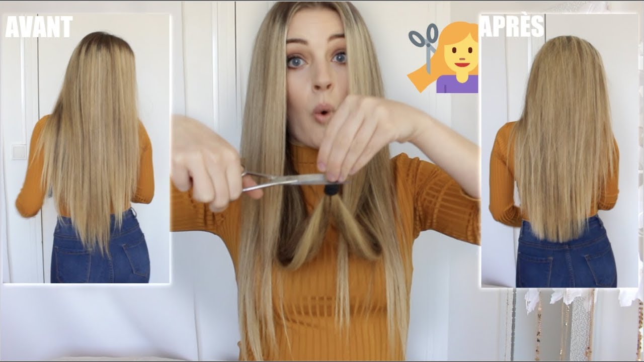 Ma TECHNIQUE pour couper les pointes 💇MISSOUMAKEUP