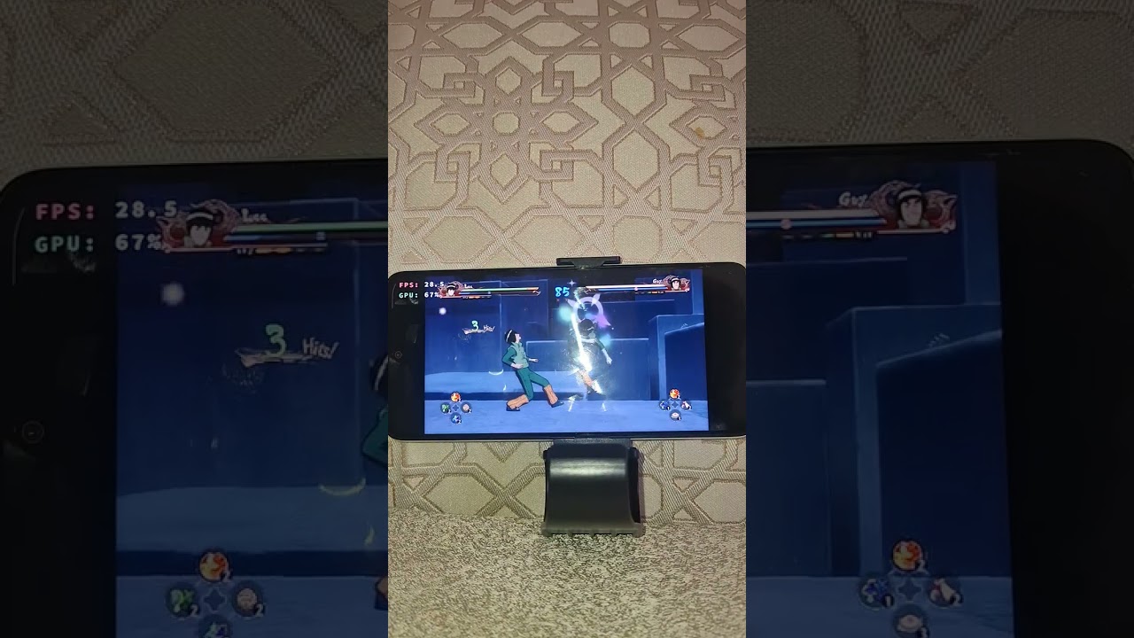 ضبظ اعدادات محاكي Game hub Antutu على NARUTO STROM 4 على Redmi Note 14 4G على Heilo G99 ultra 