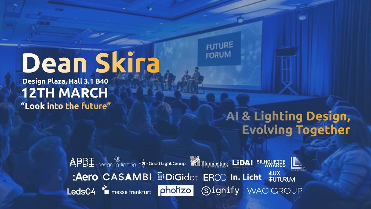 Dean Skira: AI & Lighting Design, Evolving Together