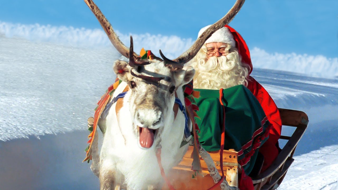 Weihnachtsmann & Rentiere in Lappland Finnland 🦌🎅 Weihnachtsmanndorf Rovaniemi Kinder - Santa Claus