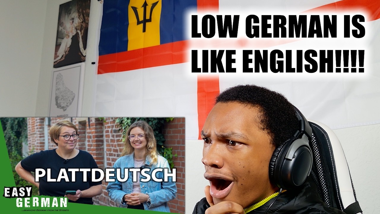 British Caribbran guy reacts to High German vs. Low German reaction